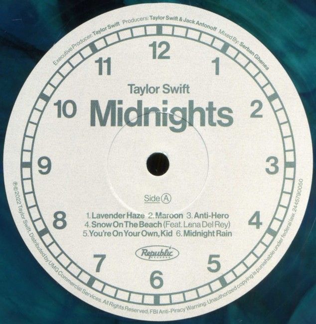 Платівка Taylor Swift – Midnights(Jade Green Marbled Vinyl)|Тейлор Свіфт-Опівночі