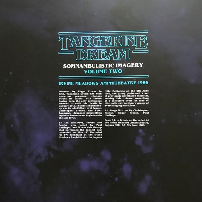 Tangerine Dream – Somnambulistic Imagery (Volume Two) (Vinyl)