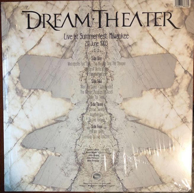 Dream Theater – Live At Summerfest Milwaukee 29 June 1993 (Vinyl)