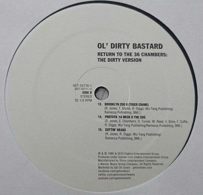 Ol' Dirty Bastard - Return To The 36 Chambers: The Dirty Version (2LP, Album, Reissue)