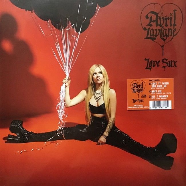 Платівка Avril Lavigne – Love Sux(Red Translucent Vinyl)|Авріл Лавінь-Любов Сукс