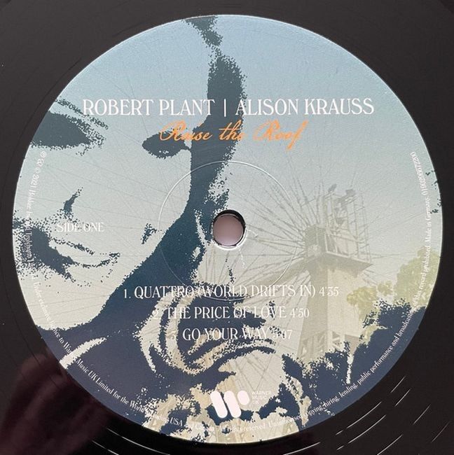 Платівка Robert Plant | Alison Krauss – Raise The Roof|Роберт Плант і Елісон Краусс-Підніміть дах(2xLP)