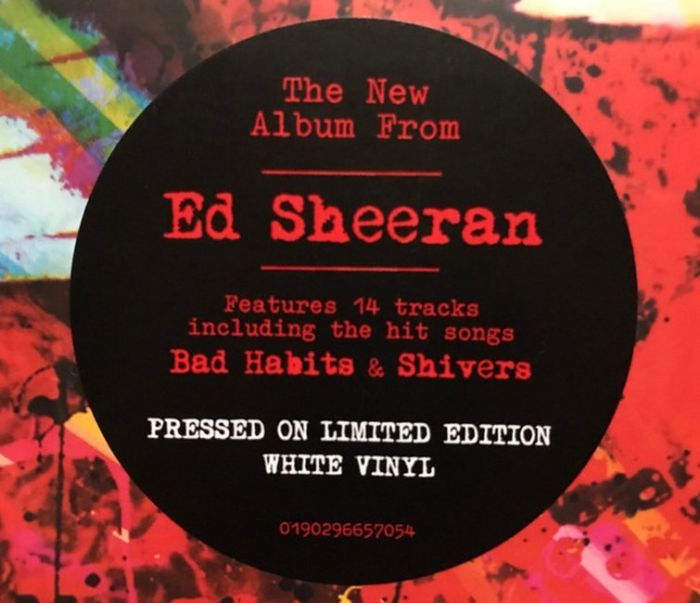 Платівка Ed Sheeran – = (Equals)|Ед Ширан-= («Дорівнює»)