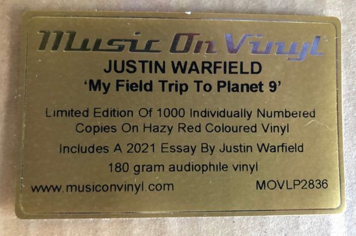 Платівка Justin Warfield – My Field Trip To Planet 9|Джастін Ворфілд-Моя екскурсія на планету 9(2xLP)