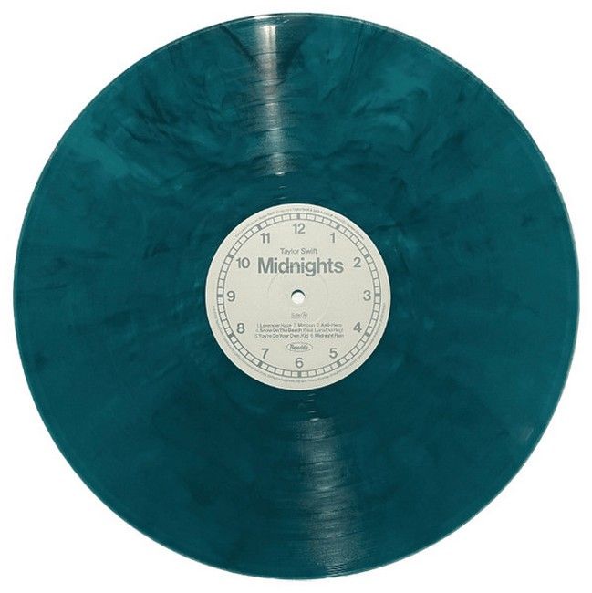 Платівка Taylor Swift – Midnights(Jade Green Marbled Vinyl)|Тейлор Свіфт-Опівночі