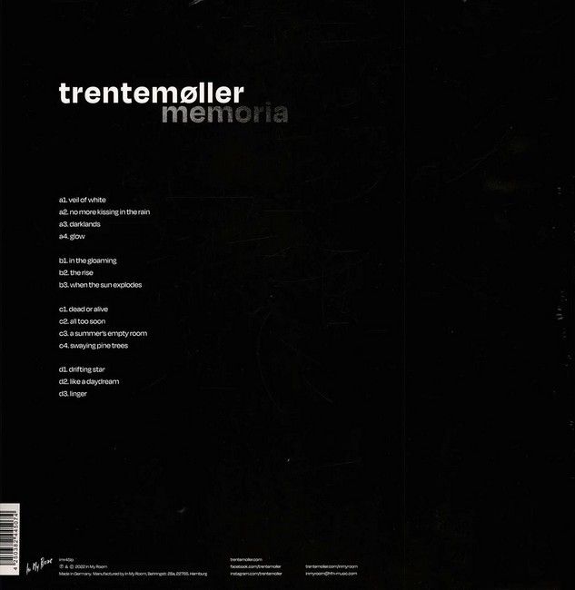 Платівка Trentemoller – Memoria|Трентемоллер-Пам'ять(2xLP)