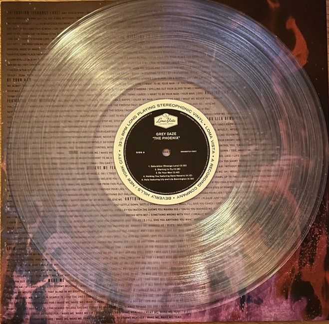 Grey Daze – The Phoenix (LP, Album, Limited Edition, Clear Vinyl)