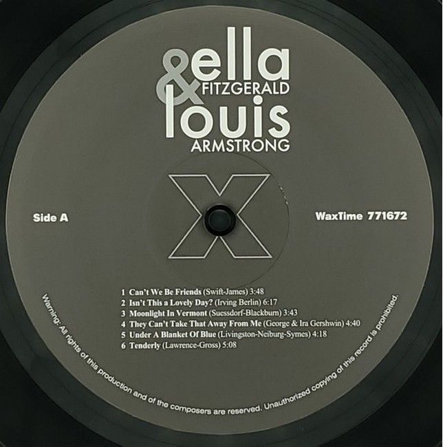 Ella & Louis – Ella & Louis (LP, Album, Reissue, 180 Gram, Vinyl)