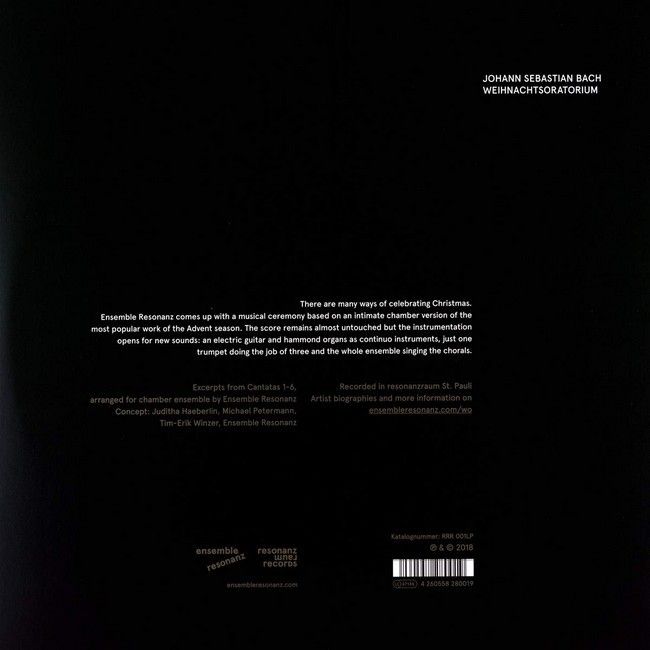 Ensemble Resonanz (Kunstler), Bach,Johann Sebastian (Komponist) - Weihnachtsoratorium (Vinyl)