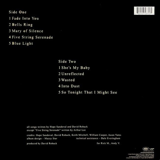 Mazzy Star – So Tonight That I Might See (LP, Album, Reissue, Vinyl)