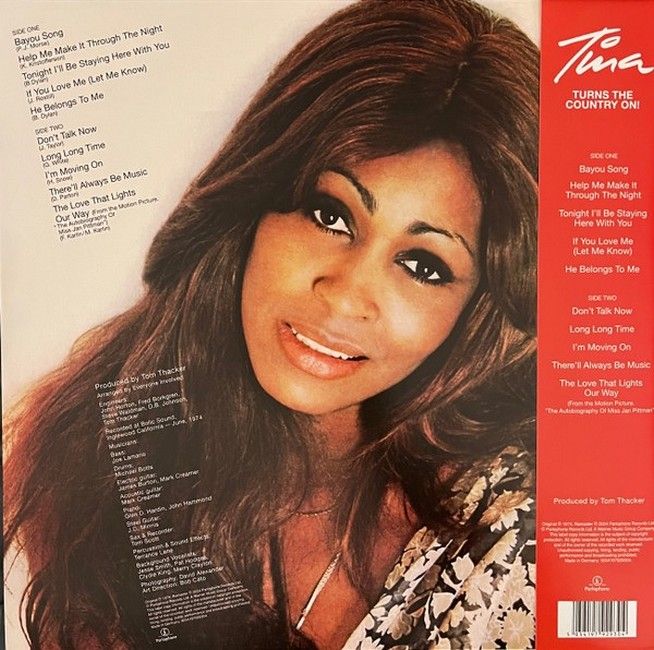Tina Turner – Tina Turns The Country On! (LP, Album, Vinyl)