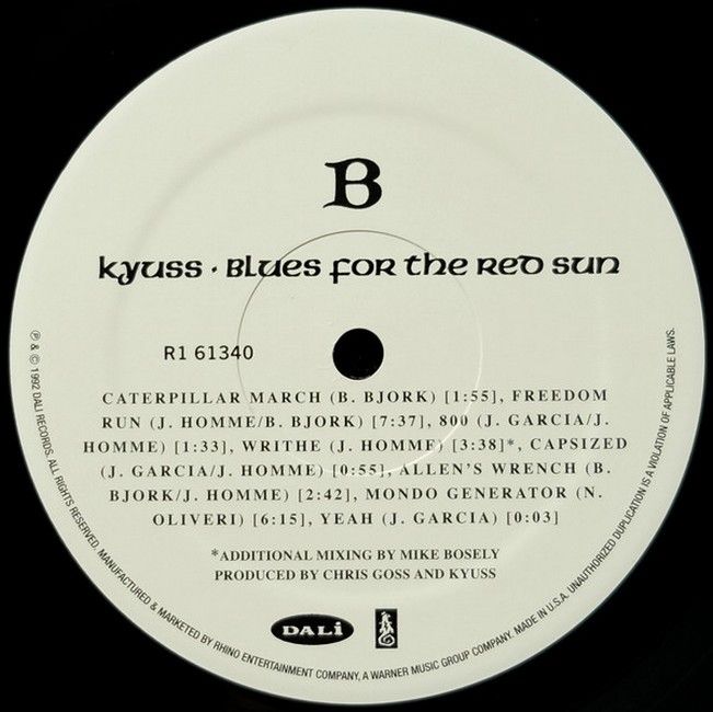 Kyuss - Blues From The Red Sun (LP, Album, Reissue, Vinyl)