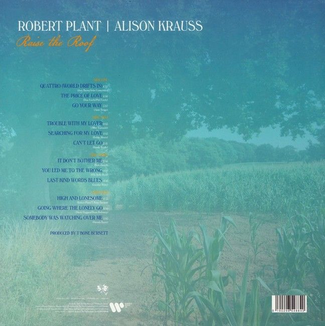 Платівка Robert Plant | Alison Krauss – Raise The Roof|Роберт Плант і Елісон Краусс-Підніміть дах(2xLP,Yellow Vinyl)