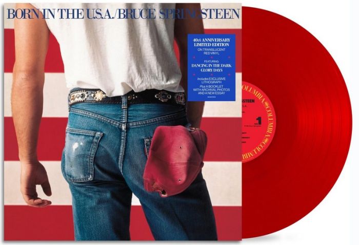 Платівка Bruce Springsteen – Born In The U.S.A.|Брюс Спрінгстін-Народився в США(Red Translucent Vinyl)
