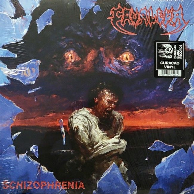 Платівка Cavalera – Schizophrenia|Сепультура-Шизофренія(Curacao Blue Transparent Vinyl)