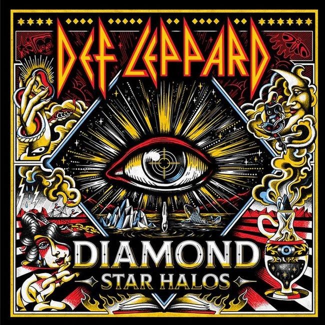 Def Leppard – Diamond Star Halos (2LP, Album, Limited Edition, Red and Yellow Vinyl)