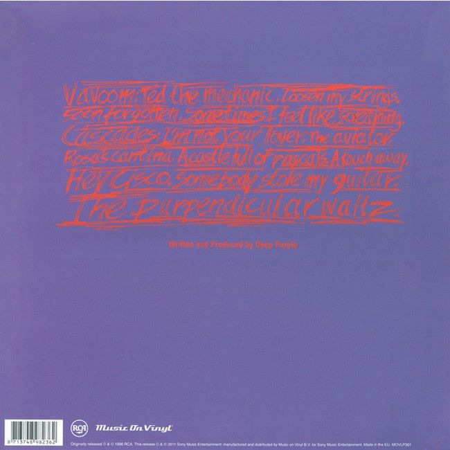 Deep Purple – Purpendicular (2LP, Album, Reissue, 180 Gram, Vinyl)