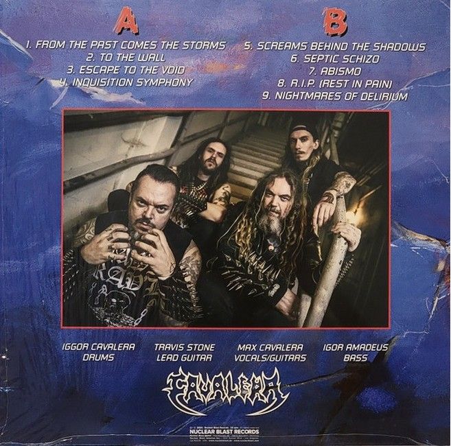 Платівка Cavalera – Schizophrenia|Сепультура-Шизофренія(Curacao Blue Transparent Vinyl)