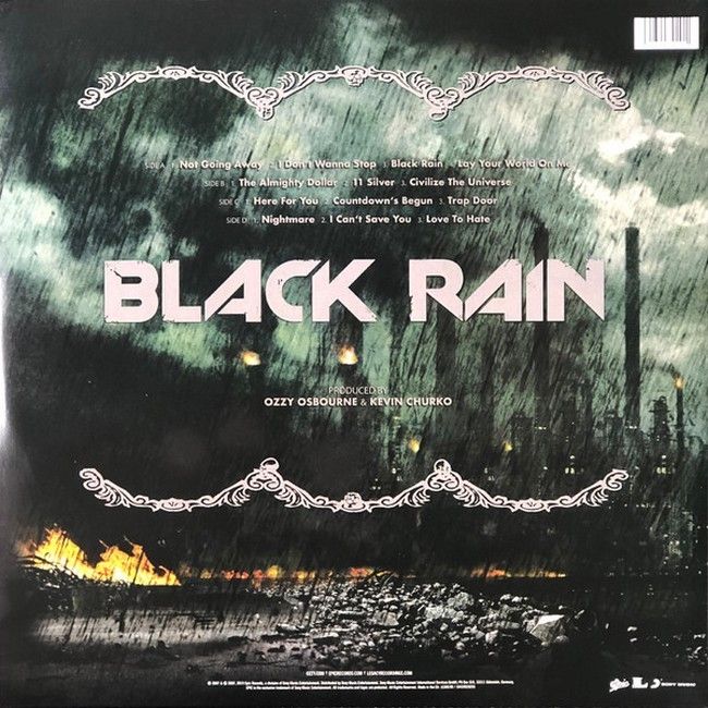 Платівка Ozzy Osbourne – Black Rain|Оззі Осборн-Чорний дощ(2xLP)