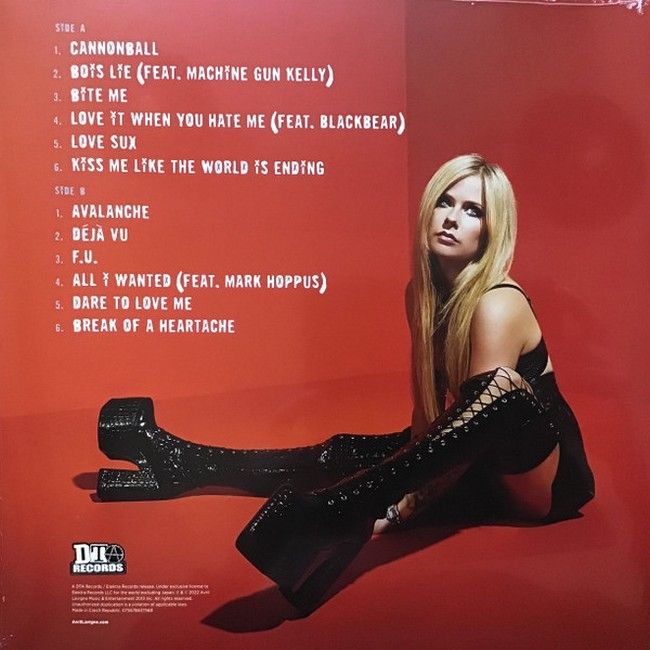 Платівка Avril Lavigne – Love Sux(Red Translucent Vinyl)|Авріл Лавінь-Любов Сукс