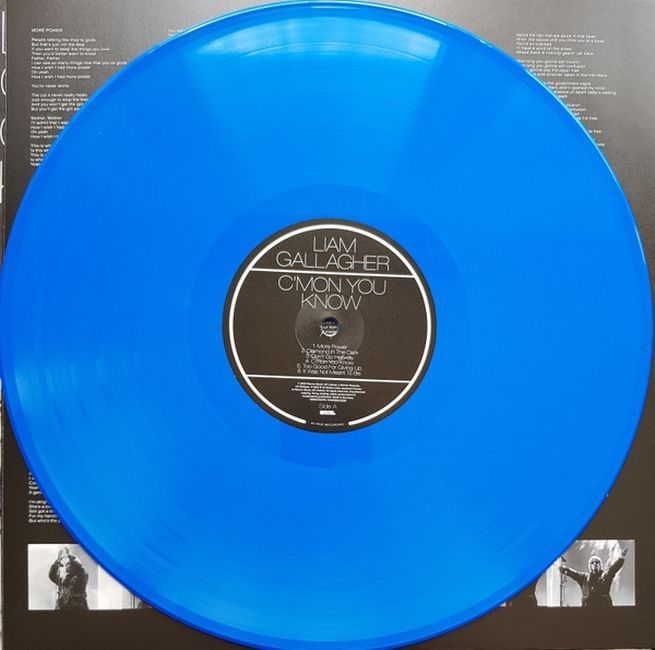 Платівка Liam Gallagher – C'mon You Know|Ліам Галлахер-Давай, ти знаєш(Blue Vinyl
