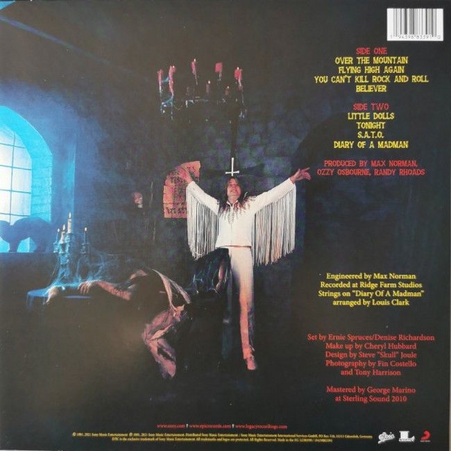 Платівка Ozzy Osbourne – Diary Of A Madman|Оззі Осборн-Щоденник божевільного