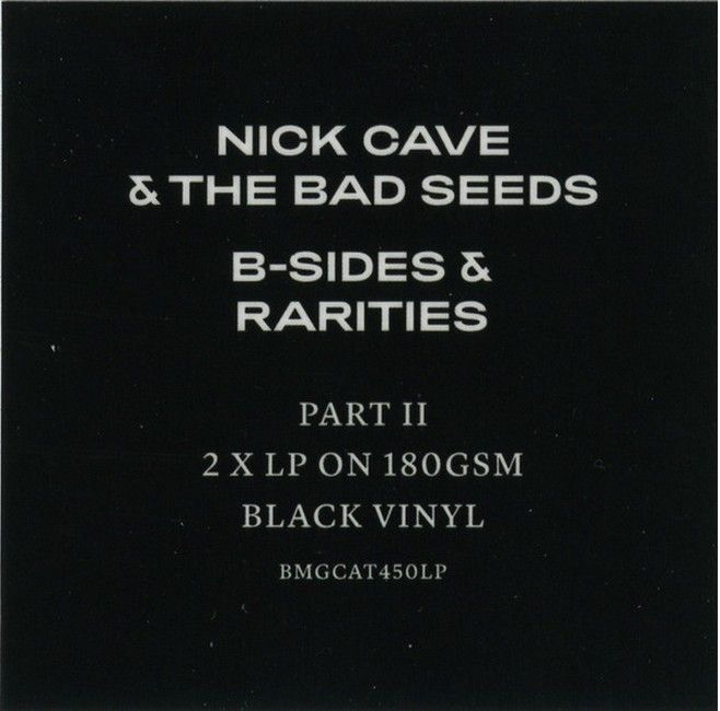 Платівка Nick Cave & The Bad Seeds – B-Sides & Rarities (Part II)|Нік Кейв і The Bad Seeds-Бі-сторони та раритети, частина II(2xLP)