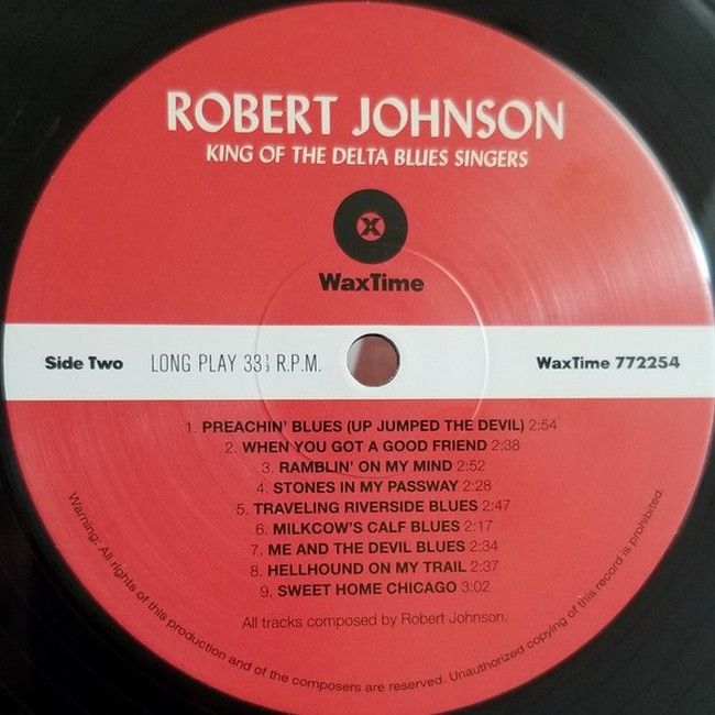 Robert Johnson – King Of The Delta Blues Singers (LP, Compilation, Limited Edition, Vinyl)