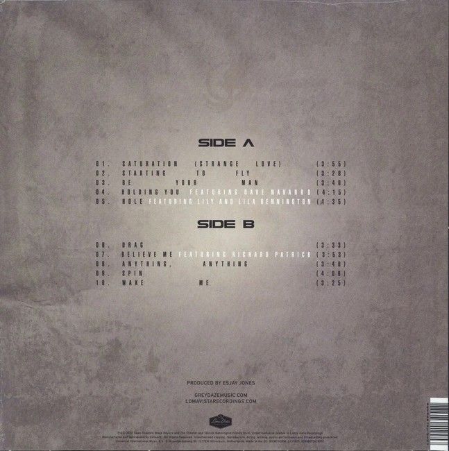 Grey Daze – The Phoenix (LP, Album, Grey Smoke Vinyl)