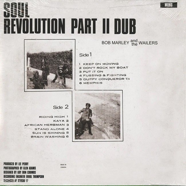 Bob Marley And The Wailers – Soul Revolution Part II Dub (LP, Album, Green Vinyl)
