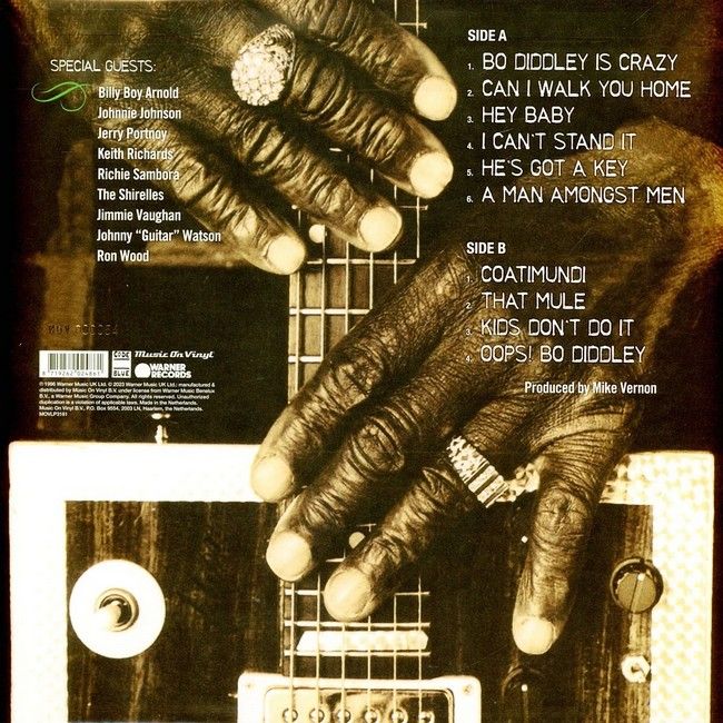 Bo Diddley – A Man Amongst Men (LP, Album, Lilac Vinyl)