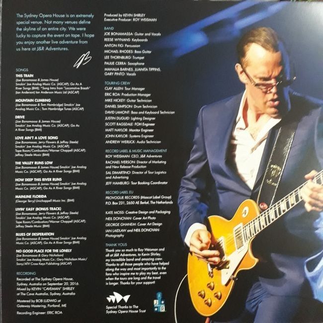 Joe Bonamassa – Live At The Sydney Opera House (Vinyl)