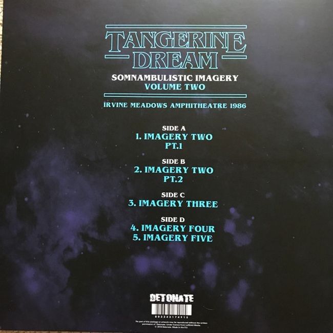 Tangerine Dream – Somnambulistic Imagery (Volume Two) (Vinyl)
