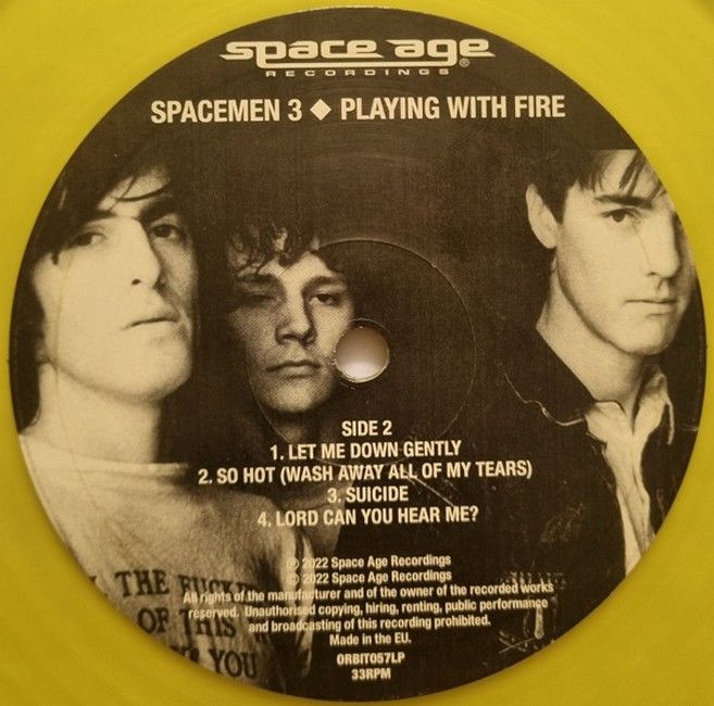 Spacemen 3 – Playing With Fire (LP, Album, Reissue, Translucent Yellow)