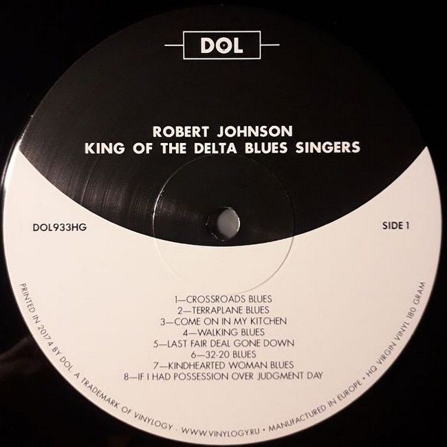 Robert Johnson - King Of The Delta Blues Vol. 1&2 (2LP, Compilation, Reissue, 180 Gram, Gatefold)