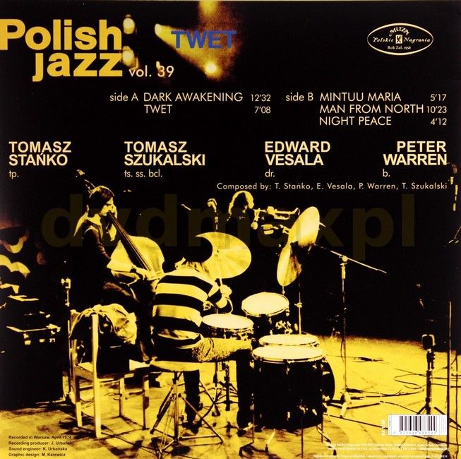Tomasz Stanko, Tomasz Szukalski, Edward Vesala, Peter Warren – TWET (LP, Album, Reissue, Vinyl)