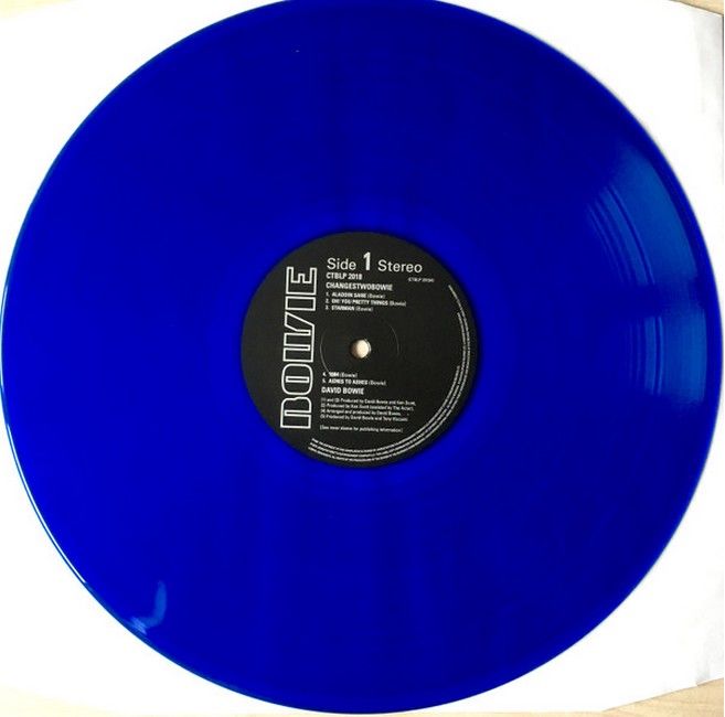 David Bowie – ChangesTwoBowie (LP, Compilation, Limited Edition, Reissue, Remastered, Stereo, Blue Translucent Vinyl)