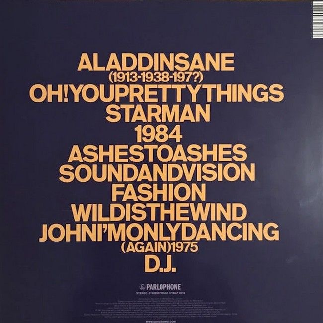 David Bowie – ChangesTwoBowie (LP, Compilation, Limited Edition, Reissue, Remastered, Stereo, Blue Translucent Vinyl)