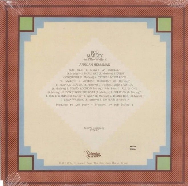 Bob Marley & The Wailers – African Herbsman (LP, Limited Edition, Yellow & Black Splatter Vinyl)
