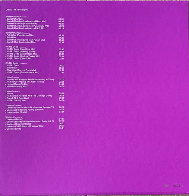Платівка Depeche Mode – Ultra | The 12" Singles (Box-Set, 8EP, 12", 33 1/3, Compilation, Limited Edition, Numbered, Remastered, Vinyl)|Депеш Мод – Ультра | 12-дюймовий сингл