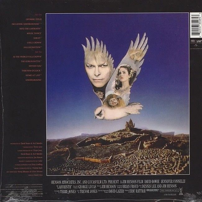 David Bowie, Trevor Jones – Labyrinth (From The Original Soundtrack Of The Jim Henson Film) (LP, Album, Vinyl)