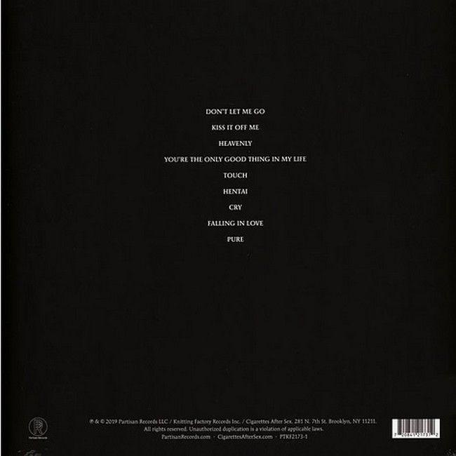 Cigarettes After Sex – Cry (Deluxe Edition, Limited Edition, Foil Gatefold, 180 gram Vinyl)