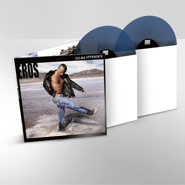 Eros Ramazzotti – Calma Aparente (2LP, Album, Blue Vinyl)