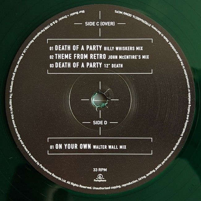 Платівка Blur – Bustin' + Dronin'(Blue, Green Vinyl)|Розмиття-Бастин + Дронін