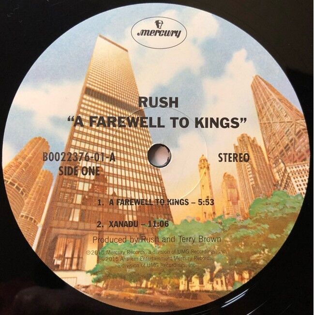 Rush – A Farewell To Kings (Vinyl, LP, Album, Reissue, Remastered, 200 Gram, Gatefold)
