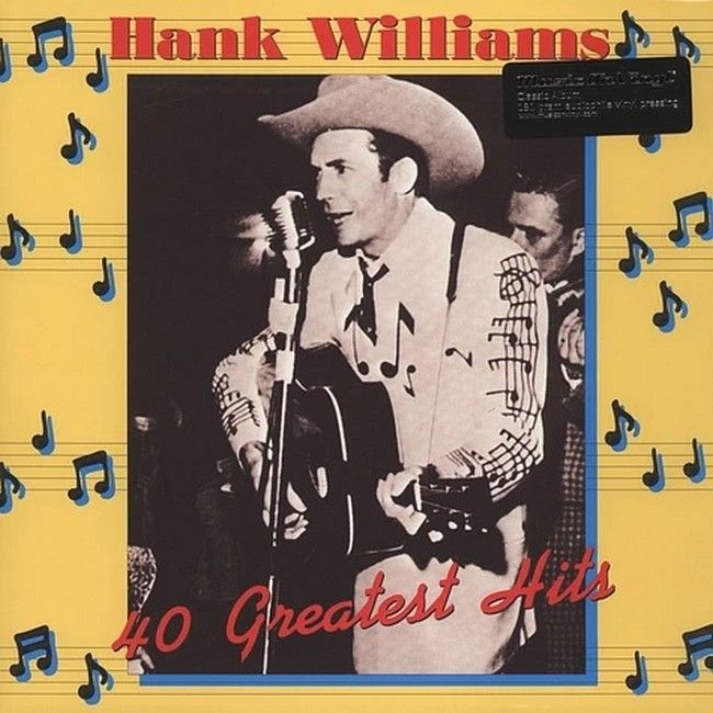 Hank Williams – 40 Greatest Hit (LP, Compilation, Reissue, 180g, Vinyl)