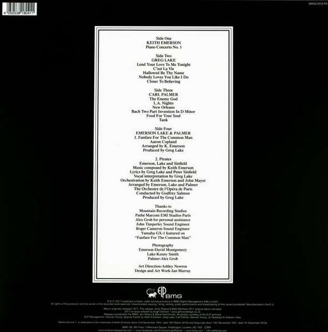Платівка Emerson Lake & Palmer – Works (Volume 1)