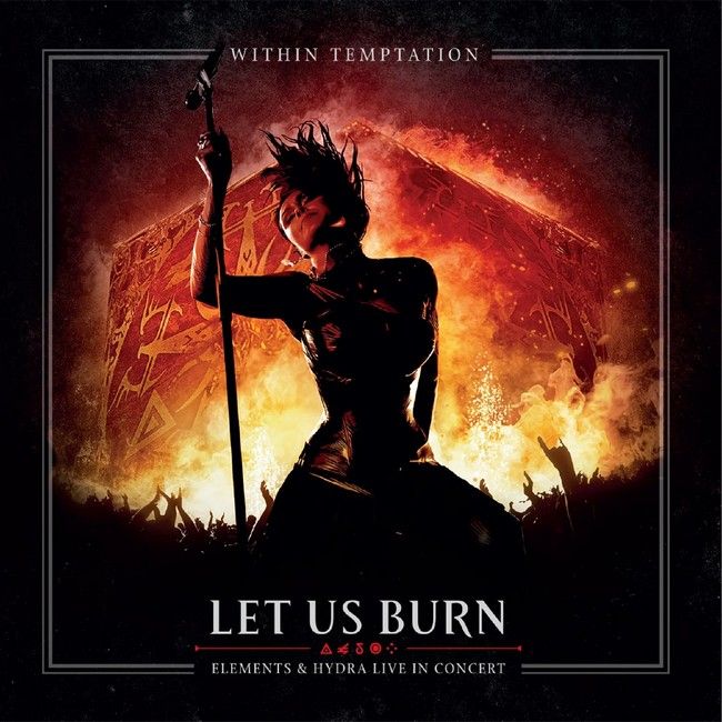 Within Temptation - Let Us Burn: Elements & Hydra Live In Concert (4LP, High Quality,  20-page booklet, Limited Edition, White & Yellow Marbled Vinyl)