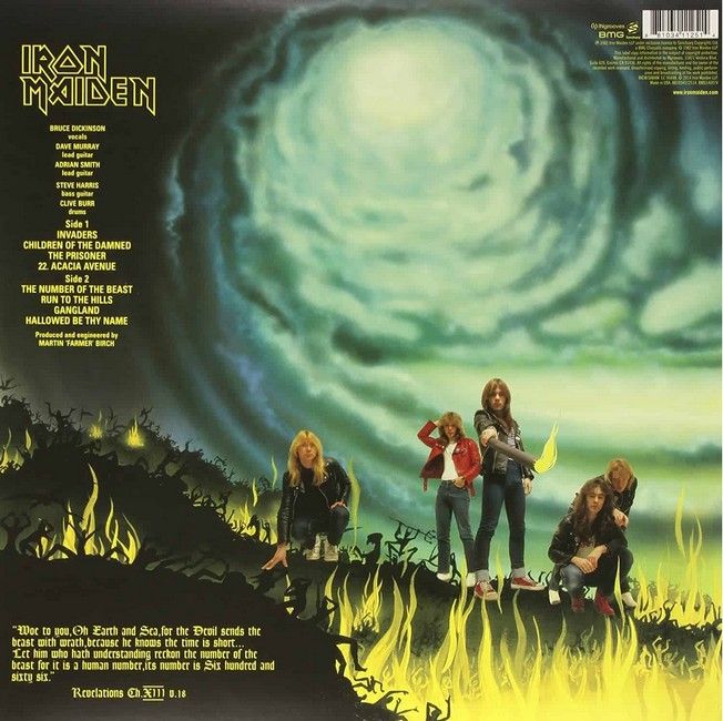 Iron Maiden – The Number Of The Beast (LP, Album, Vinyl)