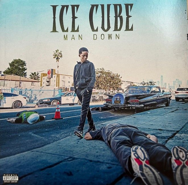 Ice Cube – Man Down (2LP, Limited Edition, Stereo, Blue Marble Vinyl)